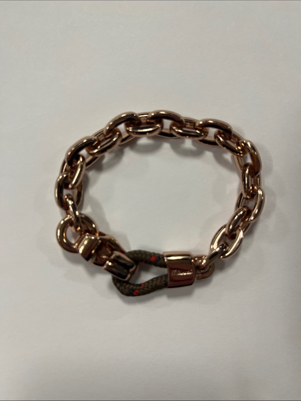 Miansai Chain Link “Nova” Bracelet in Rose Gold